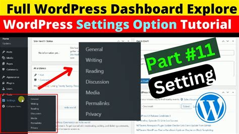 Wordpress Settings Tutorial For Beginners Basic Wordpress Settings