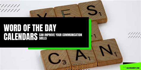 How Word of the Day Calendars Can Improve Your Communication Skills ...