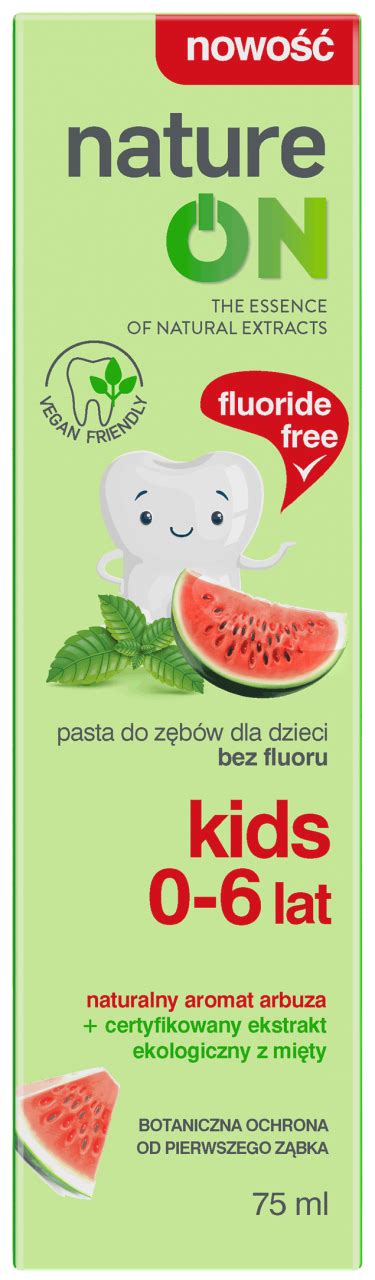 NATUREON Kids pasta do zębów dla dzieci 75 ml Drogeria Rossmann pl