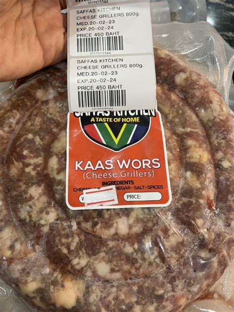 Saffas Kitchen Kaas Wors Cheese Grillers G The Pantry Expat Food