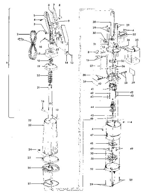 Schematic And Parts List For Hoover Model S2099 VacuumsRUs