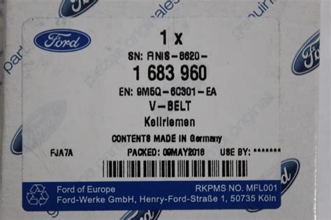 Keilrippenriemen Ford 20 Diesel Kfz Teileprofi