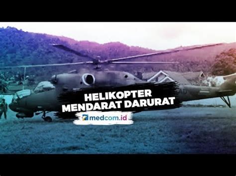 Helikopter Kepala Bnpb Mendarat Darurat Di Sangihe Youtube