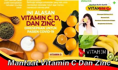 Temukan Manfaat Vitamin C Dan Zinc Yang Perlu Kamu Ketahui Biotifor