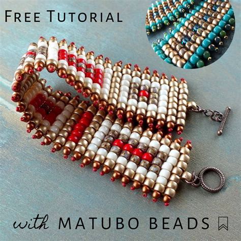 Blog Tutorials And Patterns How To Make Square Stitch Beaded Bracelet With Matubo Seed Beads