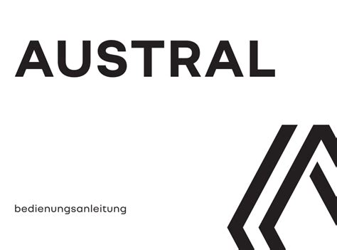 2023 Renault Austral Betriebsanleitung PDF Manual 466 Pages