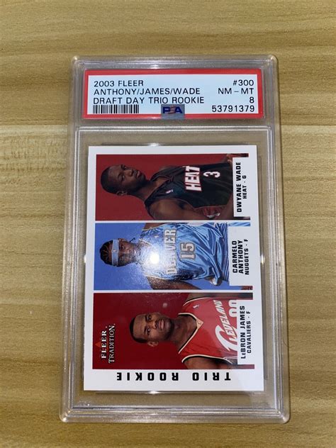 Fleer Tradition Draft Day Rookie Carmelo Anthony Lebron