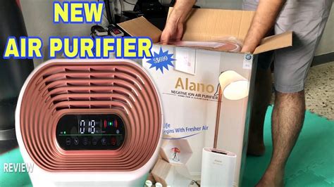 Air Purifier Unboxing And Review Alano Air Purifier Negative Ion Air Purifier Youtube