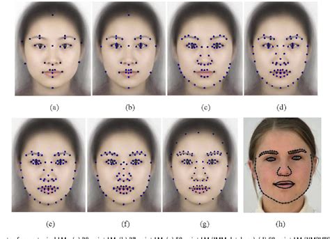 Figure 1 From 2d Facial Landmark Model Design By Combining Key Points