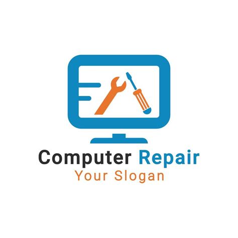 PC Repair Logo, Software development logo, Computer Repair logo ...