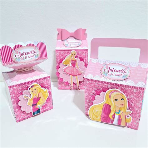 Kit Caixinhas Barbie Itens Elo Produtos Especiais