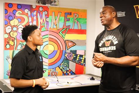 A magical thing happened when a D.C. teen interviewed Magic Johnson ...