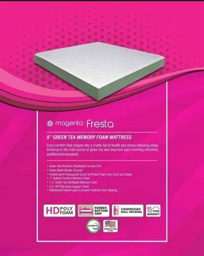 White Magenta Fresta Mattress Sizedimension 72x36 Inch Thickness 8