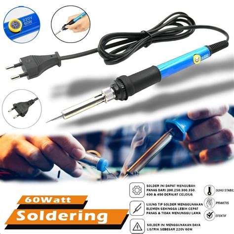 Jual Solder Iron Mata Solder Solder Listrik Bisa Atur Suhu