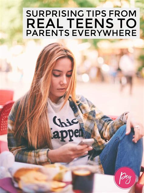 Surprising Tips from Real Teens to Parents Everywhere - https