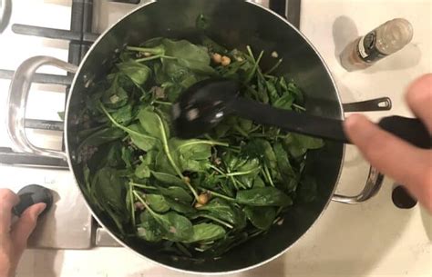 Spinach Garbanzo Bean Stew The Stuffed Grape Leaf