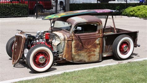 Power Cars Ford Pick Up Rat Rod Surf Truck