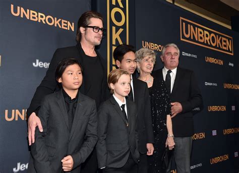 Brad Pitt and His Kids at LA Unbroken Premiere | Pictures | POPSUGAR ...