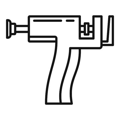 Premium Vector Piercing Gun Icon Outline Piercing Gun Vector Icon For