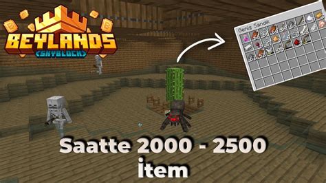 Aşırı Verimli Beylands Skyblock Mob Farmı Saatte 2000 2500 İtem