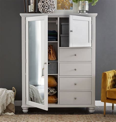 cambridge chiffarobe white aspenhome furniture cart