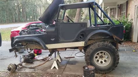 Full Width Dana 44 Install 1969 CJ5 YouTube