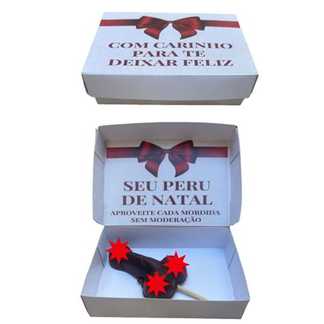 Brincadeira De Natal Presente Surpresa - Pegadinha Presente Amigo Secreto Caixinha Surpresa Peru de Natal ...