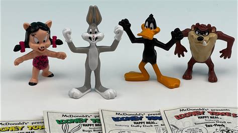 Dc Comics Looney Tunes Mcdonalds Happy Meal Collection Youtube