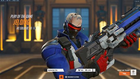 Potg Gale Soldier 76 Season 9 Top 500 Gameplay Overwatch 2 Youtube