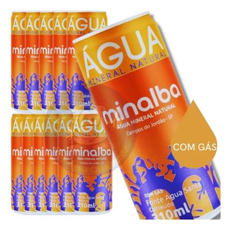 Água Minalba Lata 310ml Gás Fardo 12 Unidades MercadoLivre