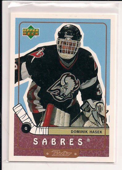 Upper Deck Retro Dominik Hasek Sabres Card