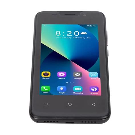 Sonew Téléphone double SIM Smartphone double SIM 4 66 pouces Écran