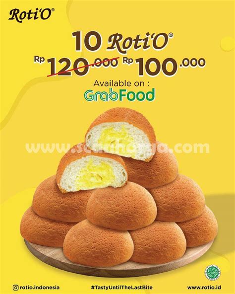 Promo Rotio Beli 10 Rotio Cuma Rp 100000 Via Grabfood Scanharga