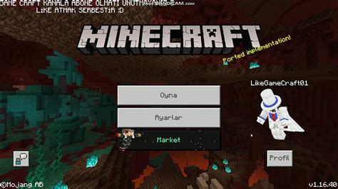 MİNECRAFT BEDROCK EDİTİON ANİMASYONLU KARAKTER PELERİN DEĞİŞTİRME VE