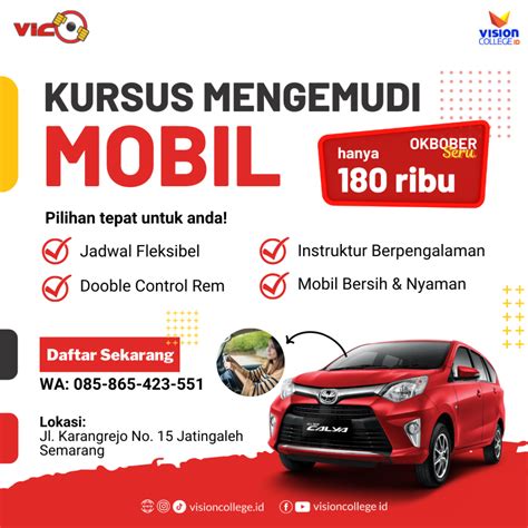 Kursus Stir Mobil Semarang Terpopuler Instruktur Berpengalaman