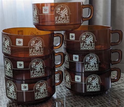 Seven Eagle Snack Mugs Bowls Anheuser Busch Etsy