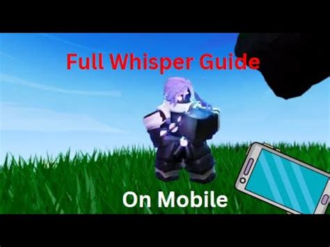 Whisper Kit Guide On Mobile Roblox Bedwars Youtube