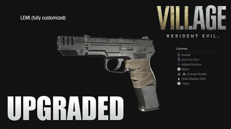 Lemi Pistol Fully Upgraded Instructions Guide Resident Evil Village