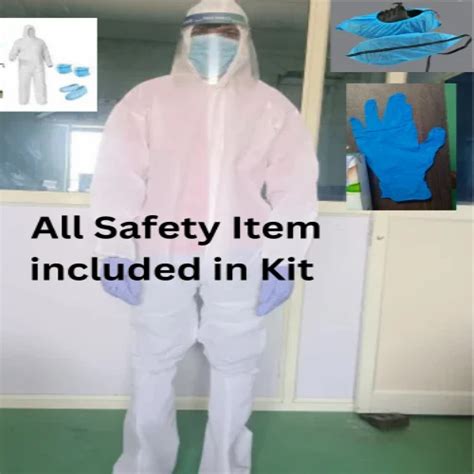 Disposable Laminated Ppe Kit For Hospital White Colour At Rs Ppe