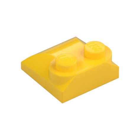 Lego Yellow Slope X Curved With Curved End Brick Owl