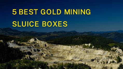 5 Best Gold Mining Sluice Boxes: Unearth Your Golden Fortune - Learn Gold