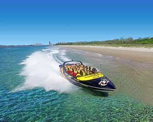 Jet Boat Express Ride Minutes Gold Coast Adrenaline