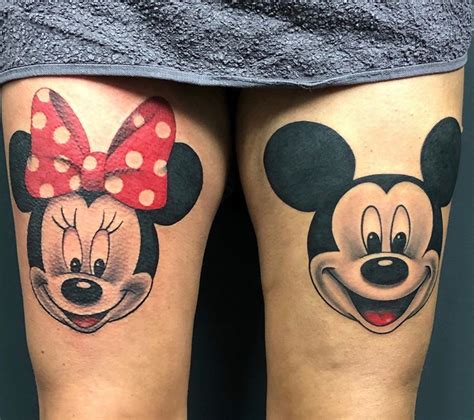 Aggregate More Than Mickey And Minnie Tattoo In Cdgdbentre