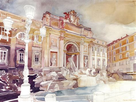 Trevi Fountain by takmaj on DeviantArt