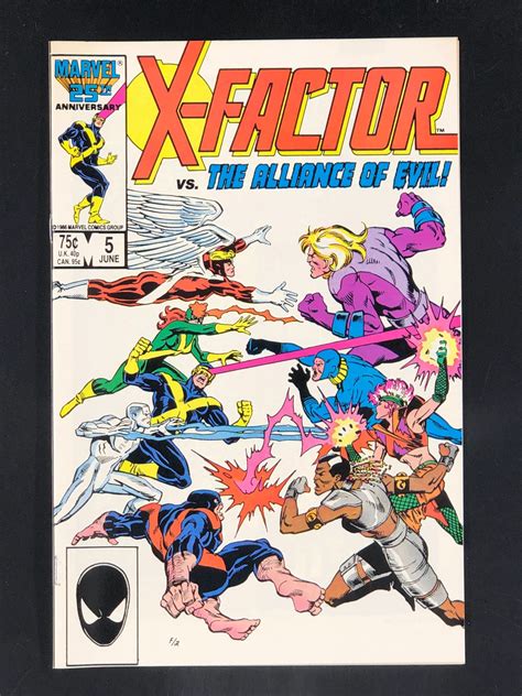 X Factor 5 1986 VF 1st Cameo Appearance Of Apocalypse Comic Books