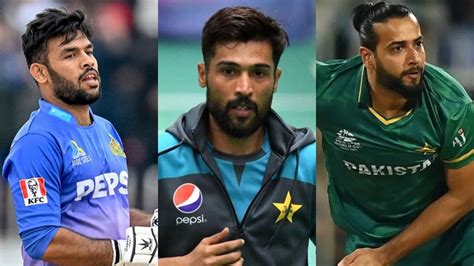 PAK V NZ 2024 Mohammad Amir Imad Wasim Return Usman Khan Named In