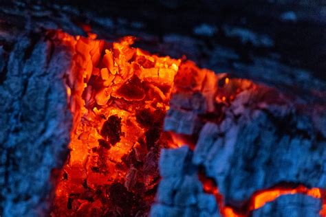 Glowing Embers • Free Nature Stock Photo