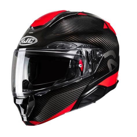 Kask Motocyklowy Szcz Kowy Hjc Rpha Noela Carbon Black Red Kaski