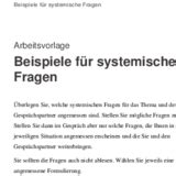 Beispiele für systemische Fragen Download business wissen de