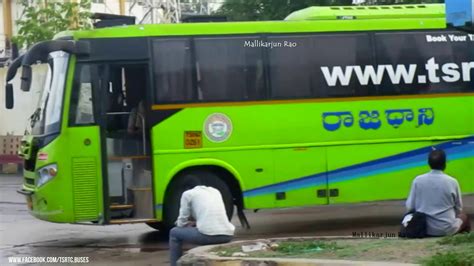 TSRTC RAJADHANI AC Buses Back To Back From HYDERABAD To VIJAYAWADA